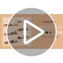 Floating Wall Shelves Set - Brown, 6 Pack, 35.5 Inch Length - Modern Wall Decor & Storage