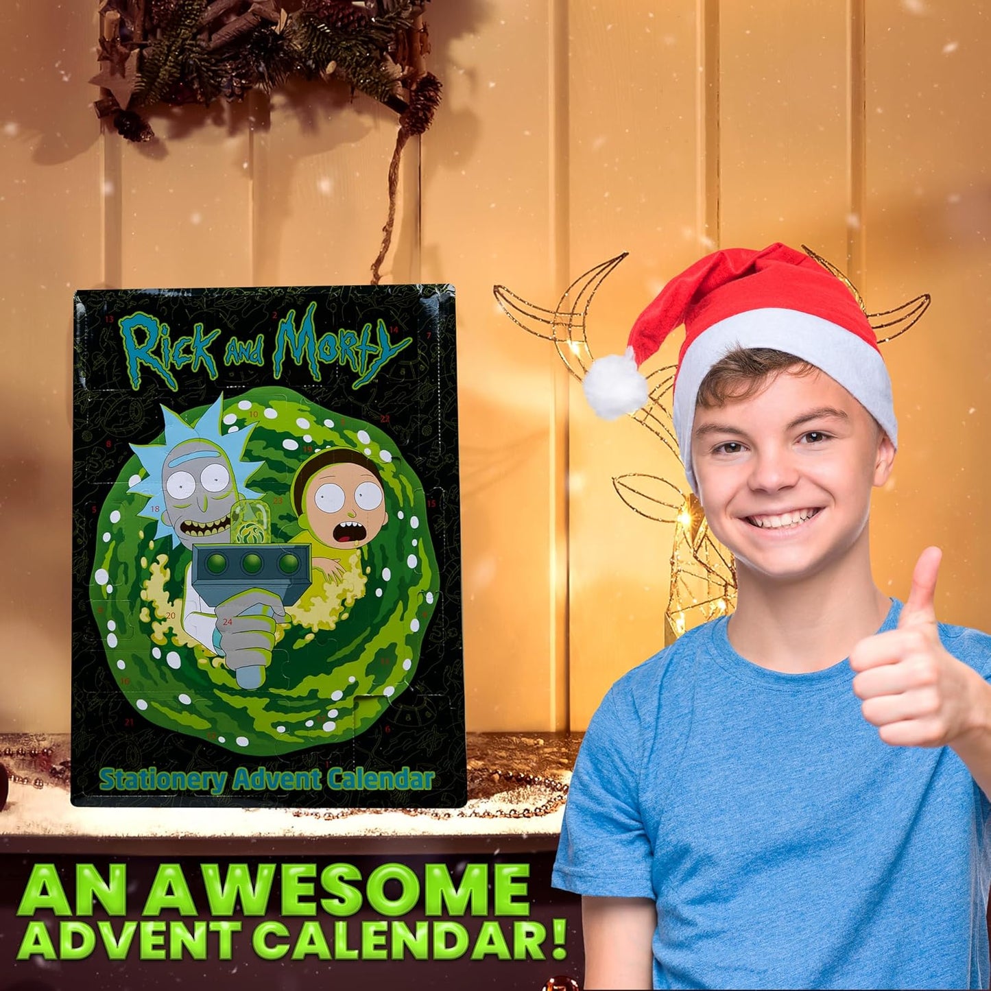 Rick and Morty Advent Calendar 2025 - Fun Countdown with 24 Surprises | Keychains & Shoelaces Gifts
