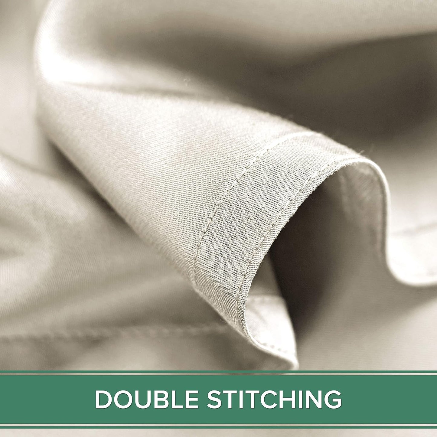 Pure Bamboo Queen Sheets - 100% Organic Viscose Bed Sheet Set | Luxuriously Soft & Cooling, Ivory