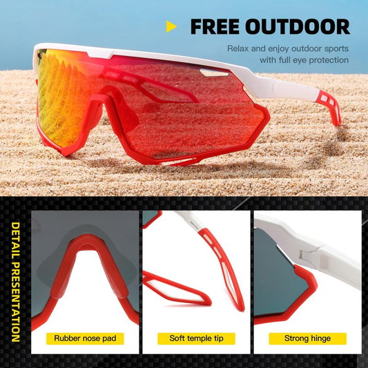 SINSPORT eyewear Baseball Sunglasses for Men Women, Cycling Sunglasses MTB Frame for Outdoor Sports Softball Running Biking