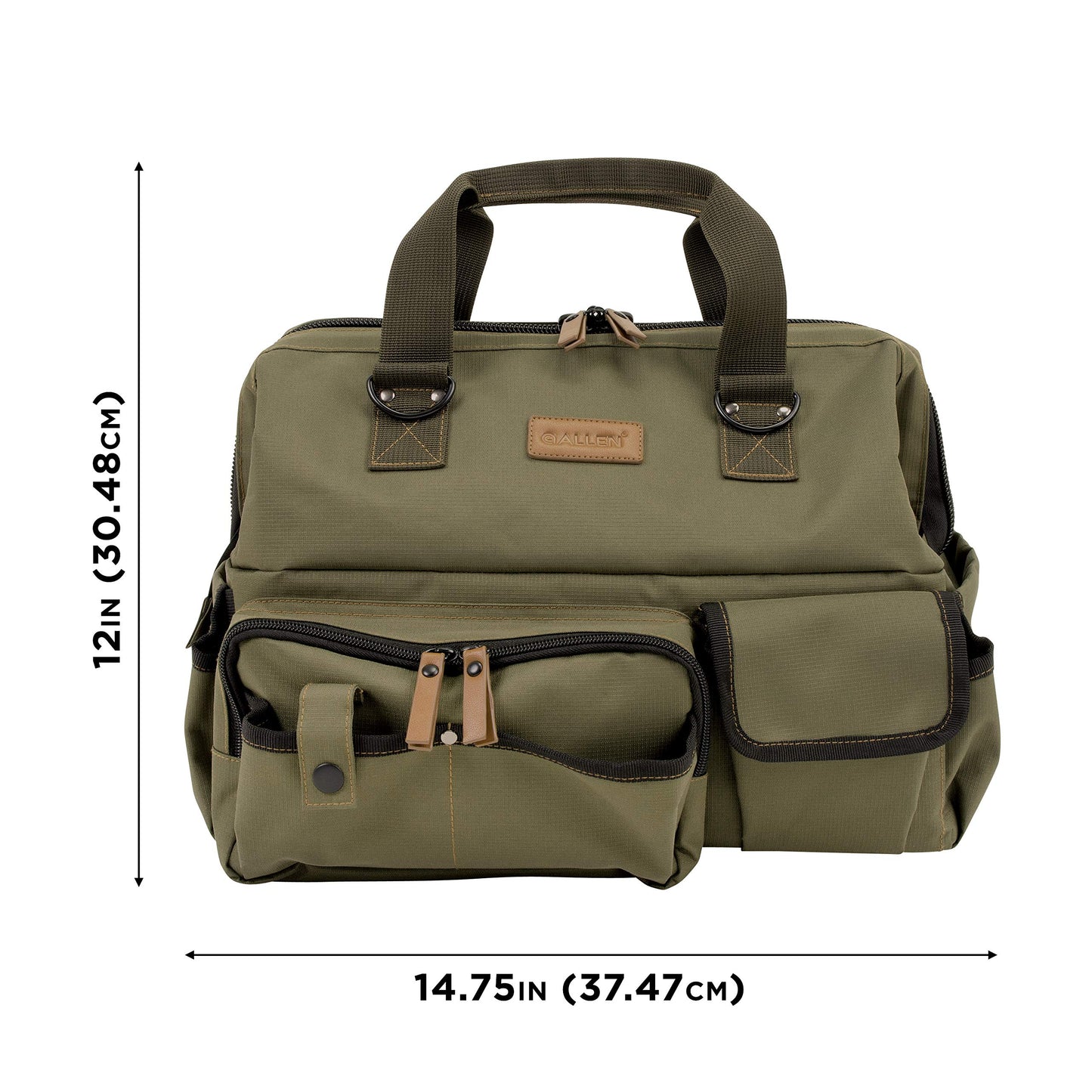 Allen Company Triumph Ripstop Range Bag & Handgun Mat, Olive