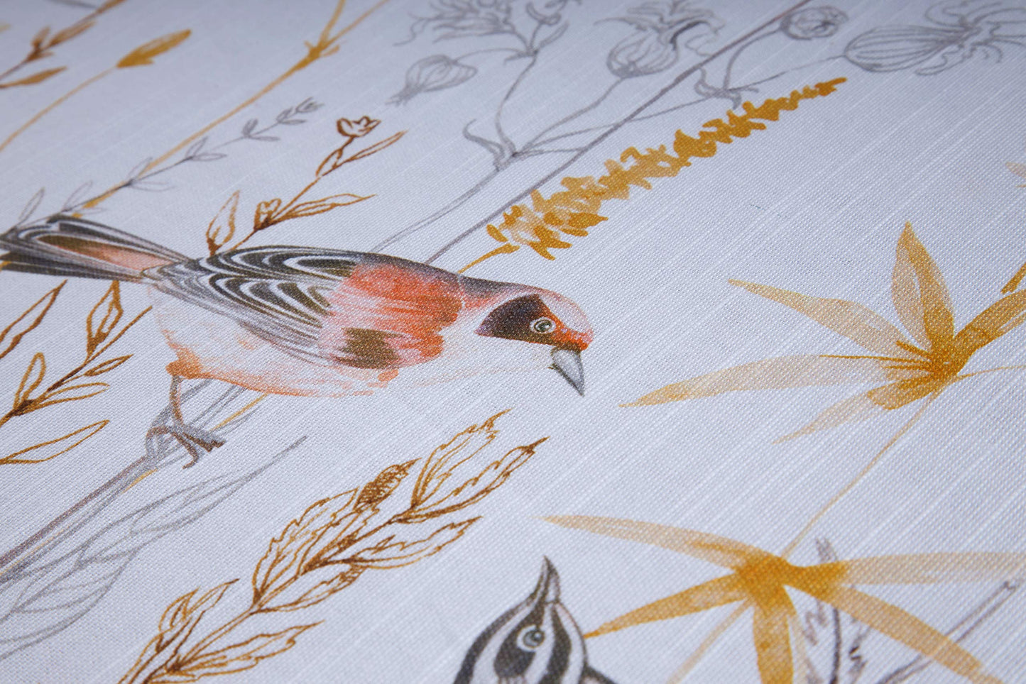 Maison d' Hermine Table Cloth Rectangle Table 100% Cotton 54 x 72 Inches Tablecloth Reusable Decorative for Dining Kitchen Farmhouse Home Gifts for Mothers Day Spring Summer - Meadow Florals - Beige