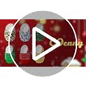 COcnny Christmas Mini Cupcake Liners with Mini Santa Hat Design - 600pcs Holiday Baking Cups, Muffin Wrappers for Xmas Party