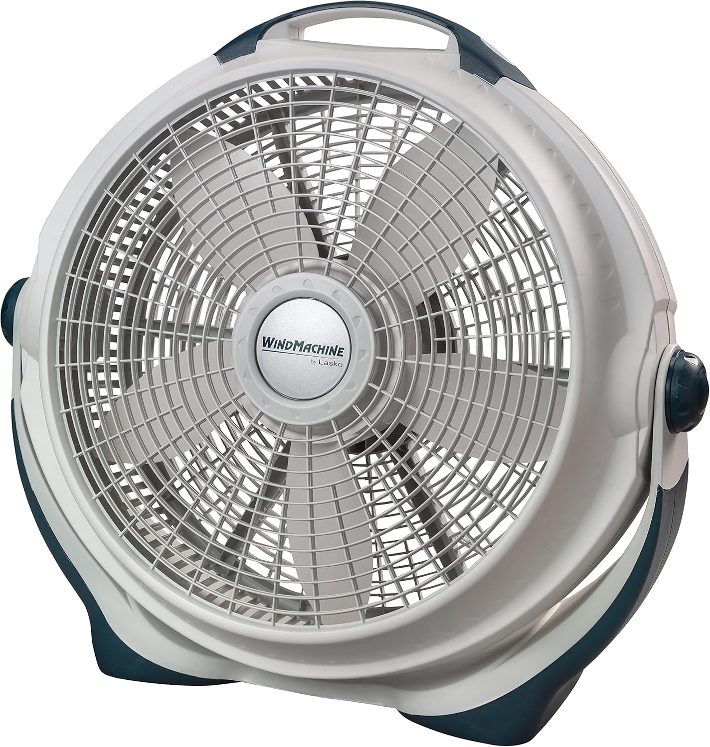 Lasko Wind Machine Fan - Powerful 20" Air Circulator with 3 Speed Settings | Sleek Gray Design