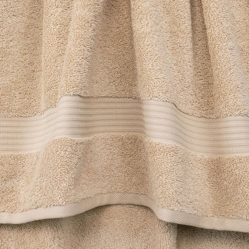 Cotton Paradise Turkish Bath Towels - Extra Large Soft Plush 4-Piece Set in Beige