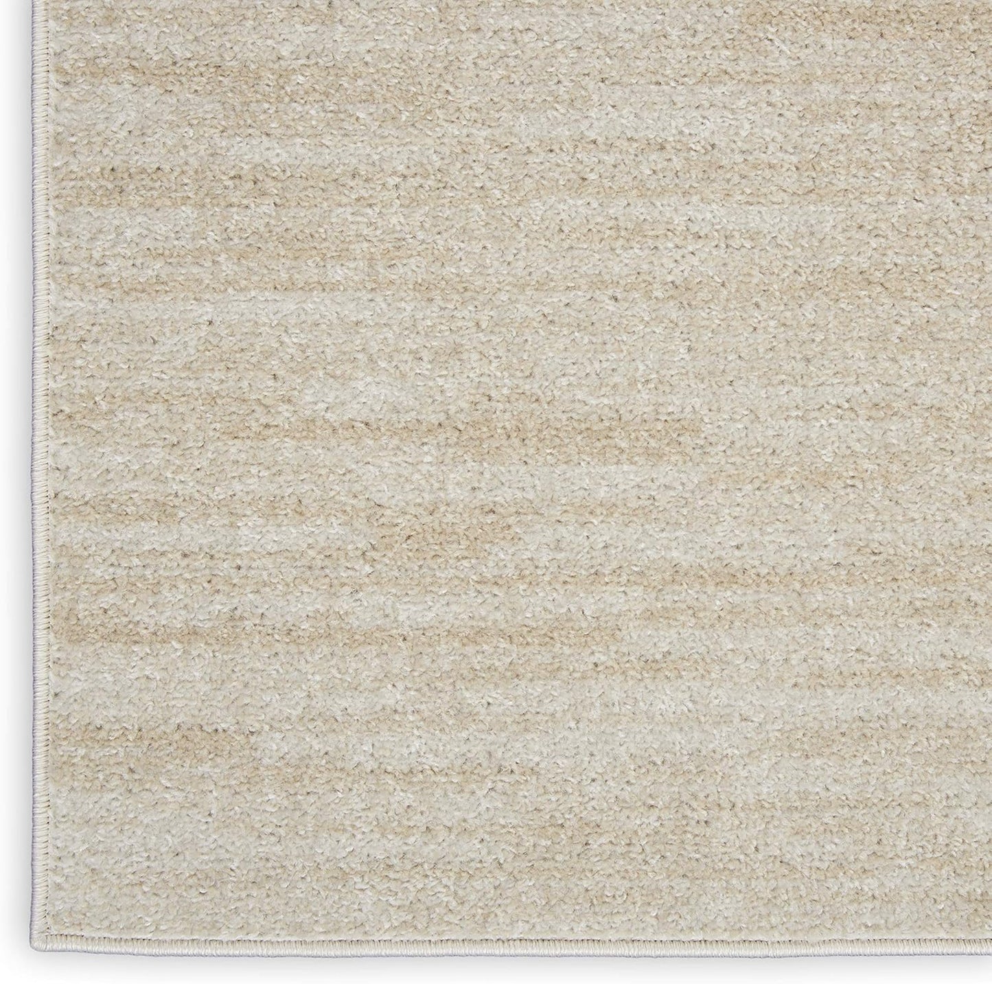 Nourison Home Area Rug - Essentials Ivory Beige, Easy Clean, Non-Shedding | 10' x 14' for Living Room, Bedroom, Kitchen