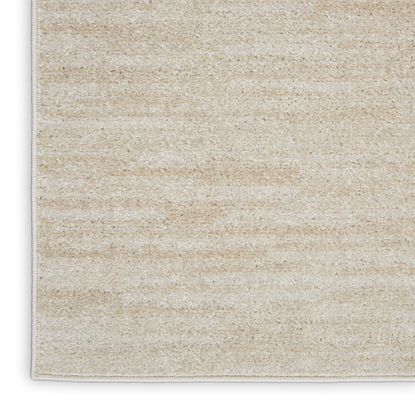 Nourison Essentials 2'2" x 10' Ivory Beige Outdoor Indoor/Outdoor Rug