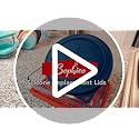 Silicone Replacement Lids for Glass Bowls - 8 Pack, Includes Red, Orange, Mint, Navy
