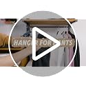 Black Velvet Hangers 60 Pack - Non-Slip Clothes Storage, Space Saving