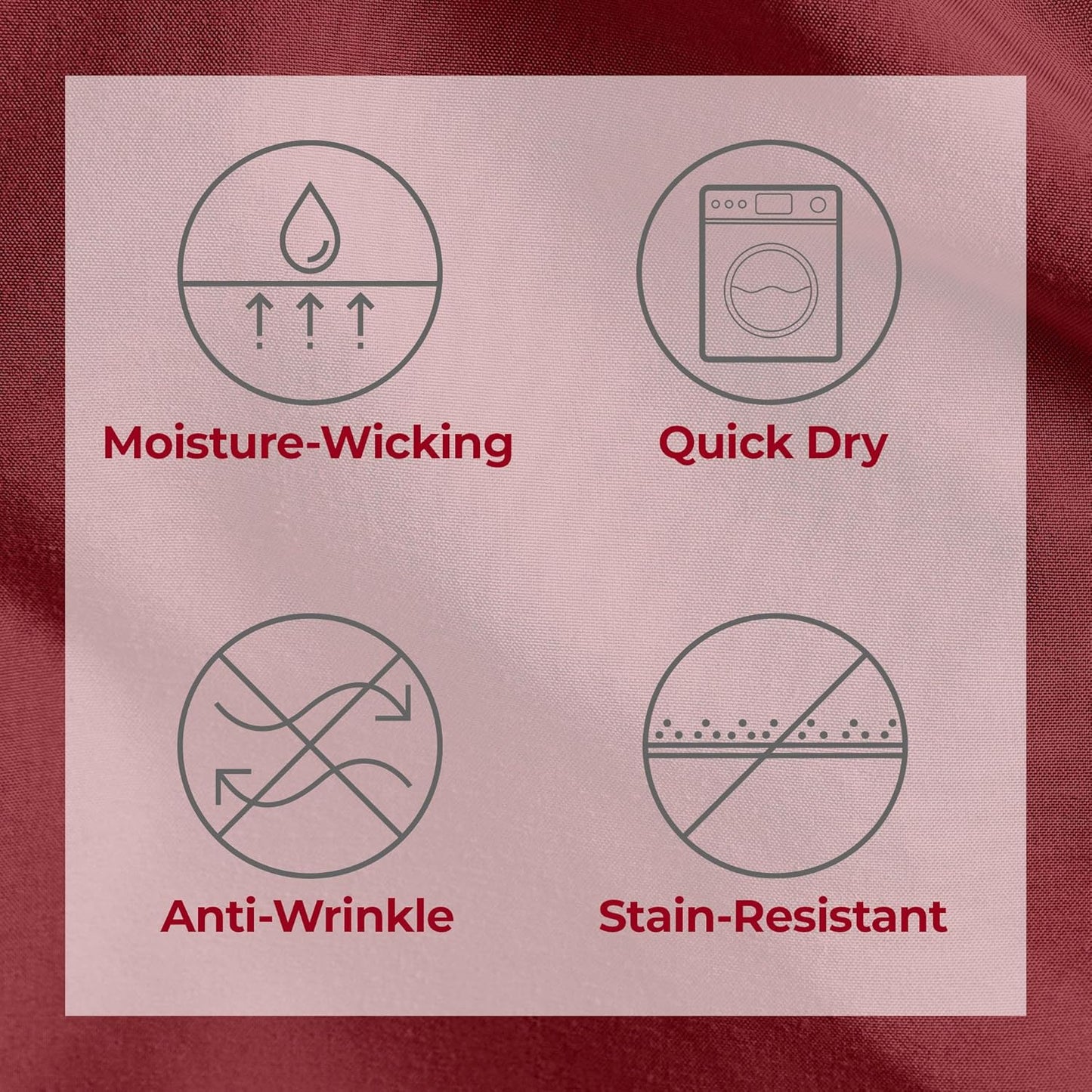 Mellanni Twin Sheets Set - 3 PC Hotel Luxury Bedding | Extra Soft, Cooling, Wrinkle-Resistant (Brick Red)