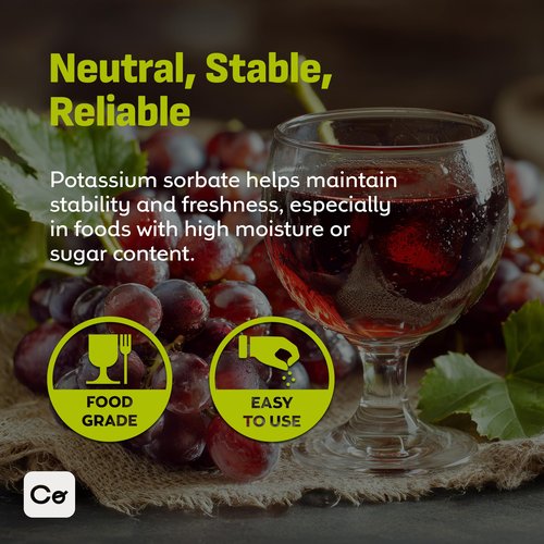 Coolinario Potassium Sorbate (12 Oz) Food Grade Preservative for Wine Stabilization, Homemade Jams, Baked Goods, Cheese Making & Dried Snacks | Extends Freshness & Shelf Life | Easy to Use