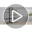 ORDORA 20.8-Inch Black Under Cabinet Pot and Pan Organizer - Adjustable, Heavy-Duty