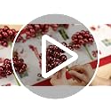 Soulchen Burgundy Christmas Berry Tree Picks Set of 6 - Holiday Ornaments