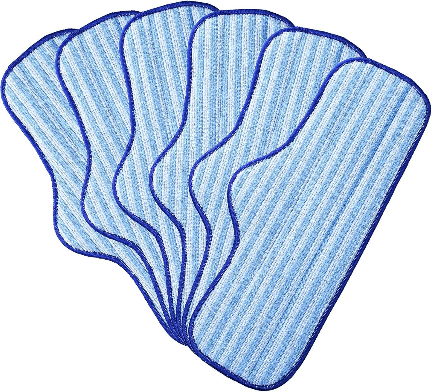 Newbealer Microfiber Steam Cleaner Pads - 6 PCS Replacement Set, Durable & Washable for NB282C