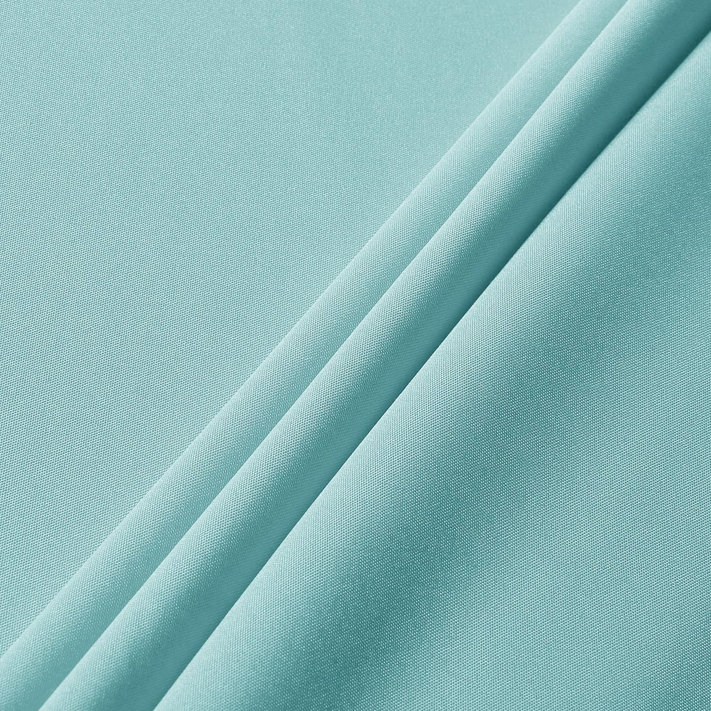 sancua Rectangle Tablecloth - 60 x 84 Inch - Stain and Wrinkle Resistant Washable Spring Table Cloth, Decorative Fabric Table Cover for Dining Tables, Buffet Parties and Camping, Turquoise