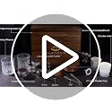 Whiskey Smoker Kit with Torch, Wooden Gift Box, 6 Wood Chips, Glasses & Molds - Natural