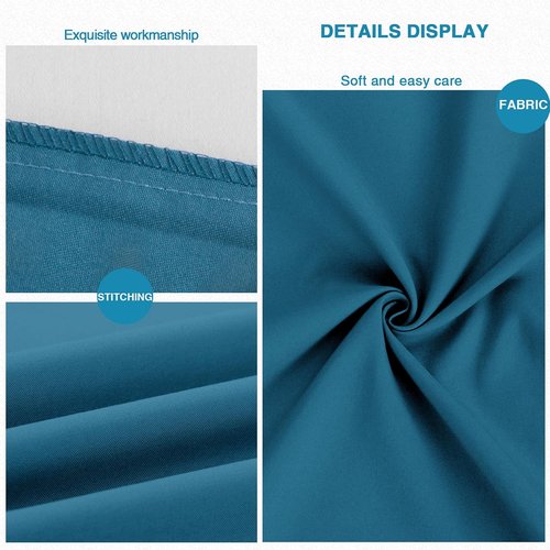 FLXXIE Body Pillow Cover - Super Soft Microfiber | Stain Resistant 20x54 Teal Pillow Case