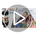 Wiwens 32oz Thermo Food Jar Black - Insulated Leakproof Soup Bento Container with Spoon