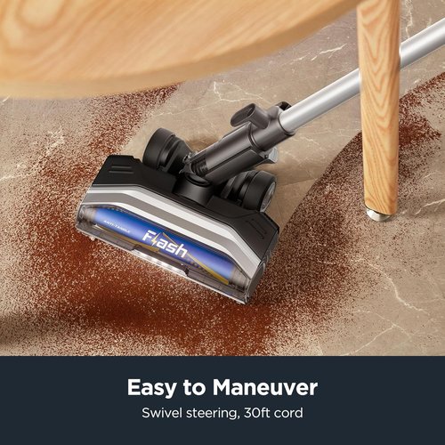 Eureka Corded Stick Vacuum Cleaner - Lightweight Pet Hair Removal | Powerful Suction for Carpets & Hard Floors - Blue, NES520BL