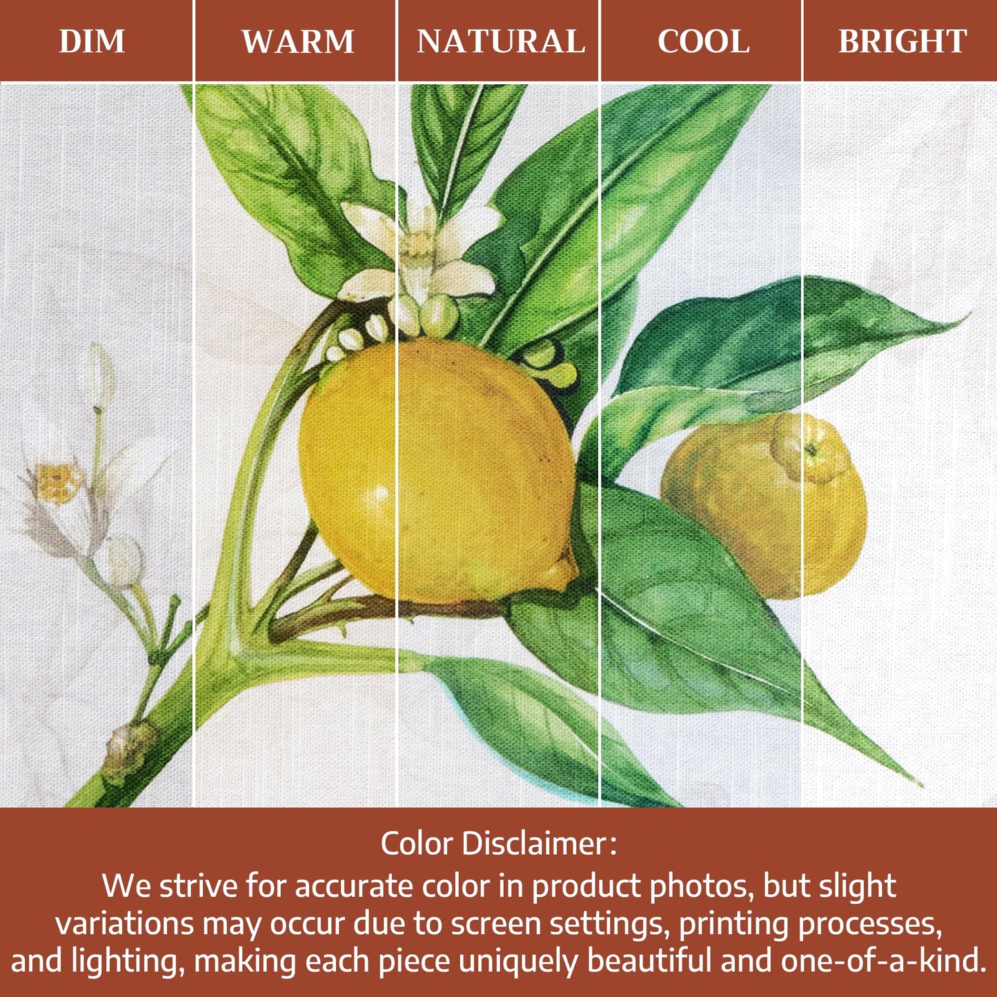 Maison d' Hermine Table Cloth Rectangle Table 100% Cotton 54 x 72 Inches Tablecloth Reusable Decorative for Dining Kitchen Room Farmhouse Home Gifts for Mothers Day Spring Summer - Limoncello