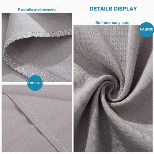 FLXXIE Pillow Cases - Soft Microfiber Standard Size Pillow Covers | Wrinkle & Stain Resistant, 2-Piece Set, 20x26, Smoky Grey
