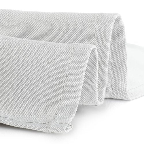 Gee Di Moda Square Tablecloth - 52 x 52 Inch White Table Cloth for Small Square or Round Tables - Heavy Duty Washable Fabric - for Buffet Table, Holiday Party, Dinner, Wedding & Baby Shower