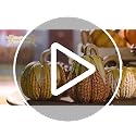 Large Fall Decorative Pumpkins Set of 3 - Valery Madelyn Resin Corn Figurines for Indoor & Outdoor Autumn Home Decor