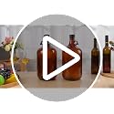 4 Pack 1 Gallon Amber Glass Jugs with Seal Lid for Home Brewing & Fermentation