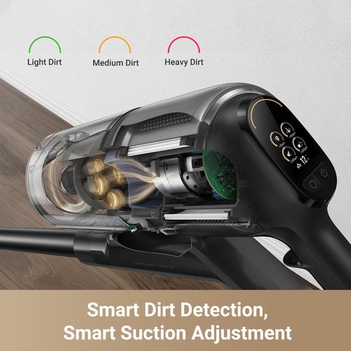 DREAME Z30 Cordless Vacuum Cleaner, 310AW Powerful Suction Stick Vacuum for Home Hard Floor Carpet Pet Hair, Lightweight Rechargeable Battery Vacuum with 90-Min Runtime, Pet Deshedding Tool