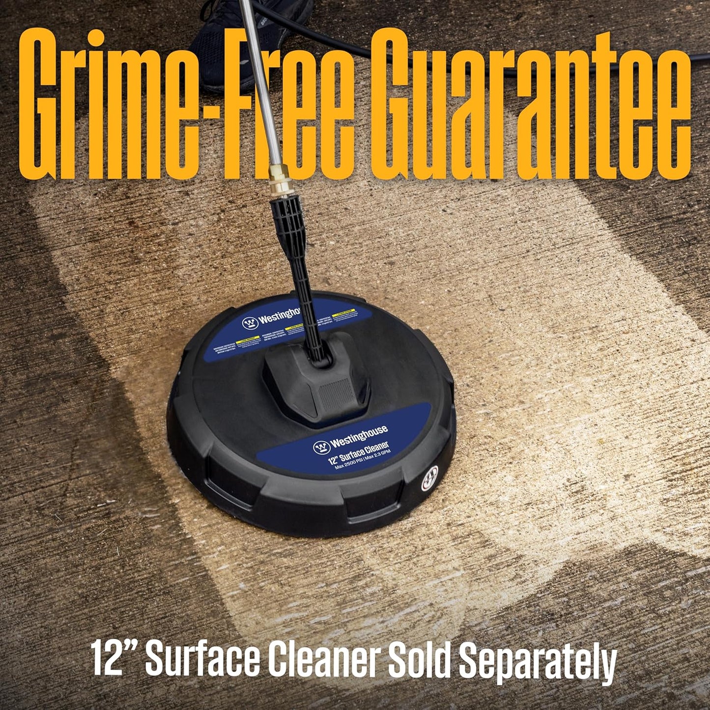 Westinghouse ePX3100 Electric Pressure Washer - 2300 PSI, 1.76 GPM, Anti-Tipping Tech, Soap Tank & 5 Nozzles