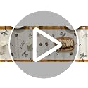 Artoid Mode 13x90 Inch Xmas Table Runner Beige | Holiday Home Party Decor