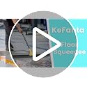 Yellow 30-Inch Heavy Duty Rubber Floor Squeegee for Concrete & Tile