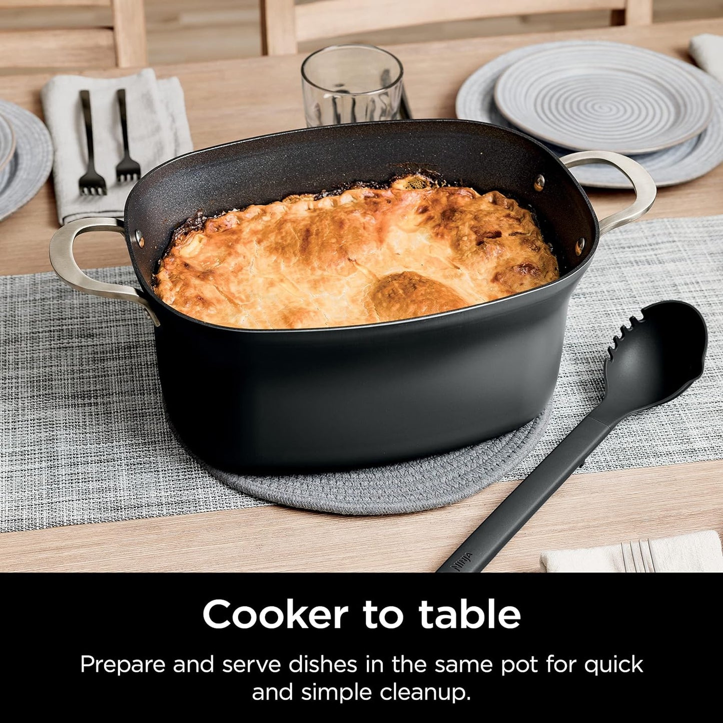 Ninja® 12-in-1 PossibleCooker™ PLUS - 8.5-Qt Multi-Cooker with Sous Vide & Proof | Nonstick, Oven Safe to 500°F | Black