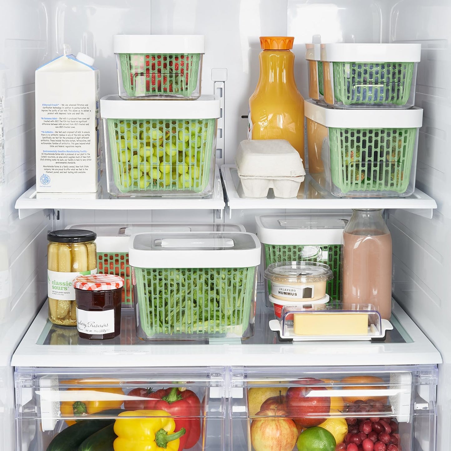 OXO Good Grips Storage Container - 1.6 Quart White Kitchen Organizer for Freshness