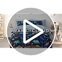 Twin Dinosaur Bedding Set for Boys - Dark Green 5-Piece Kids Bed in a Bag