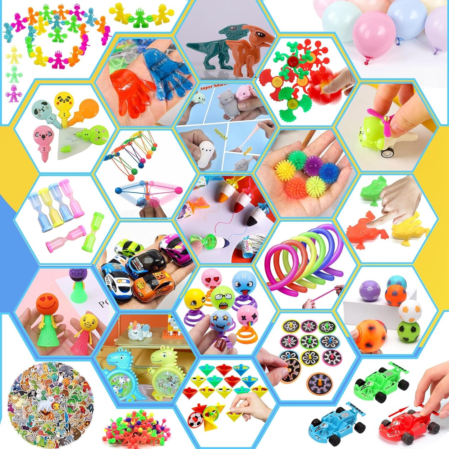 Skiennix Fidget Toys Pack - 1000+ PCS Party Favors for Kids | Perfect Christmas Stocking Stuffers & Birthday Gifts