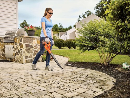 BLACK+DECKER Cordless Leaf Blower - 40V MAX with Battery & Charger, 125 MPH Air Speed, Lightweight Design