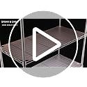 Transparent Wire Shelf Liner Set of 4 - 24x48 Inches Heavy Duty Waterproof