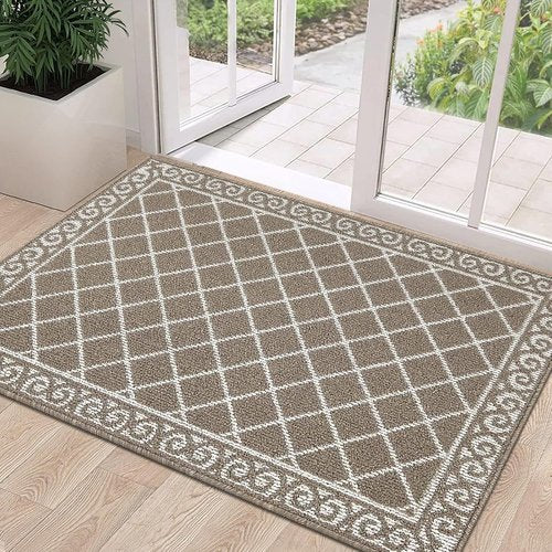 Hebe Indoor Door Mat - 32"x48" Non-Slip Welcome Mat | Washable Dirt Trapper for Entryway & Kitchen