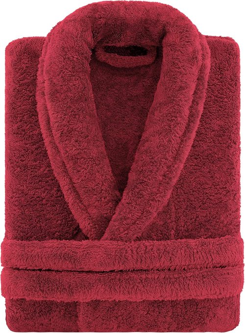 Cotton Paradise Unisex Bathrobe - Warm Fleece Plush Robes for Men & Women | Cozy Couple Wear