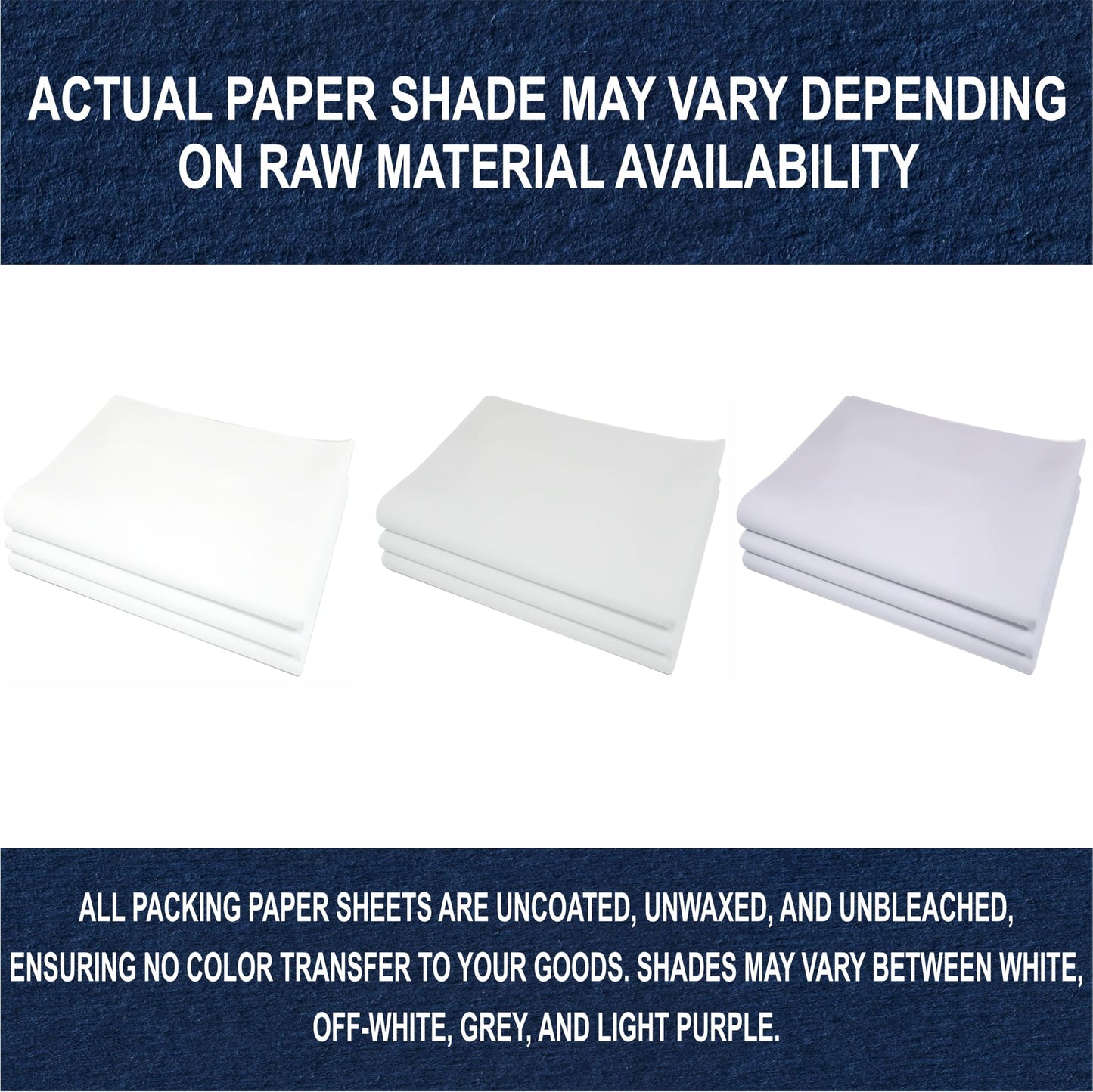 Purple Papers White Bulk Packing Paper | 320 sheets | 27" x 17" | 10 lb | Sheets for Moving - Newsprint Paper - Must Have in Your Moving Supplies | Newsprint Papers | Packaging Paper