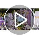 Fomcet Gold Metal Square Backdrop Stand 6.6ft x 4ft Wedding Arch Frame