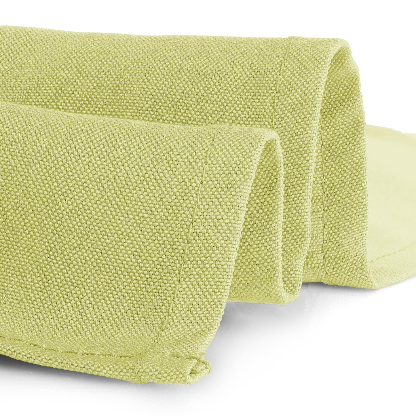 Gee Di Moda Square Tablecloth - 85 x 85 Inch Yellow Table Cloth for Large Square or Round Tables - Heavy Duty Washable Fabric - for Buffet Table, Holiday Party, Dinner, Wedding & Baby Shower