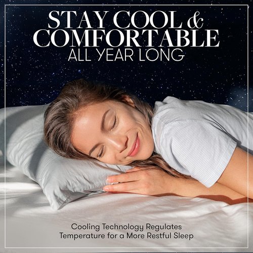 Beckham Hotel Collection Bed Pillows - Set of 2 Soft, Cooling Gel Pillows for All Sleep Positions