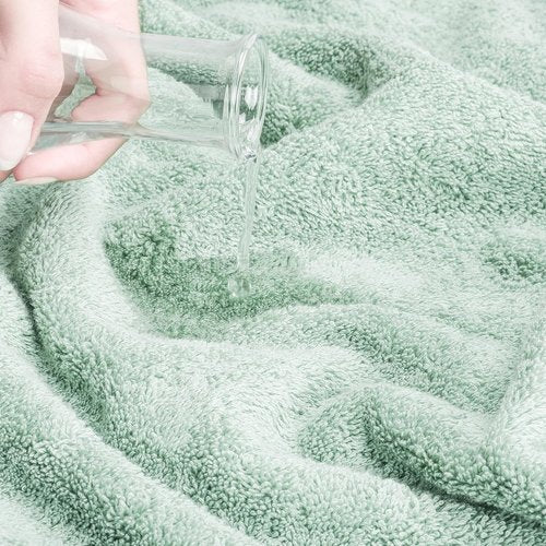Cotton Paradise 6-Piece Towel Set - 100% Soft Absorbent Turkish Towels in Mint | 2 Bath, 2 Hand, 2 Washcloths
