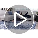 Amada 8'x10' Brown Abstract Washable Area Rug for Living Room