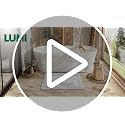 LUMI Ultra Soft Bathroom Runner Rug - Non Slip 24x60 White