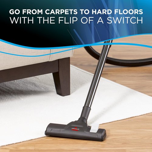 Bissell 2156A Zing Canister Vacuum - Lightweight & Bagless Design for Easy Cleaning