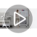 24 Inch Adjustable Standing Desk with Wheels & Writable Surface - Bag Included - 16x24 Inch Variation