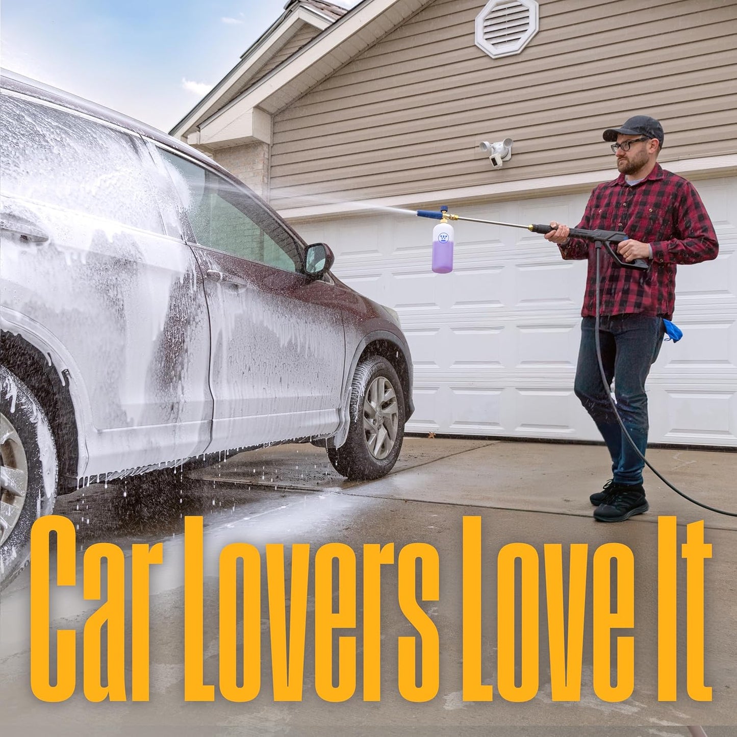 Westinghouse Foam Cannon for Pressure Washers - 3600 PSI Max | 1/4” Connector for Gas & Electric Use